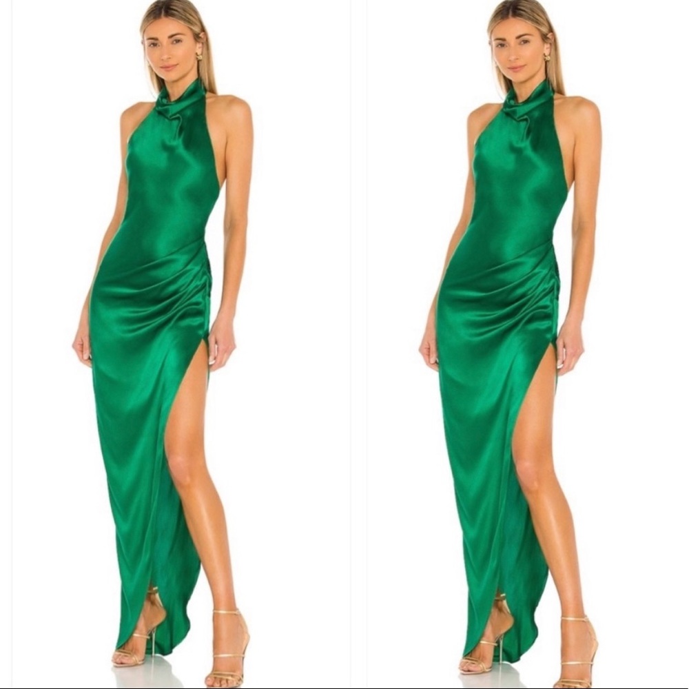Amanda Uprichard green dress xs